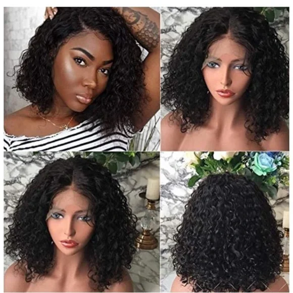 Celebrity Curly Lace Front Human Hair Wig